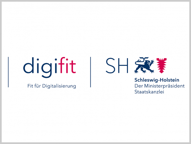 Logos digifit und Land Schleswig-Holstein Logos digifit und Land Schleswig-Holstein