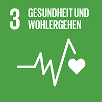 Logo Ziel 3 Gesundheit und Wohlergehen