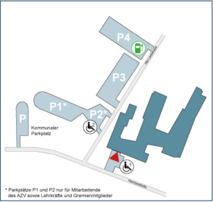 Parkplätze der VAB in Bordesholm