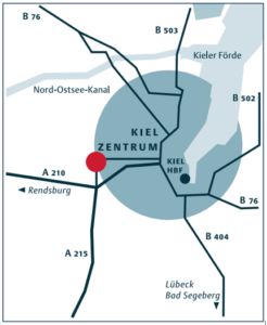 Anfahrtsskizze des VZK