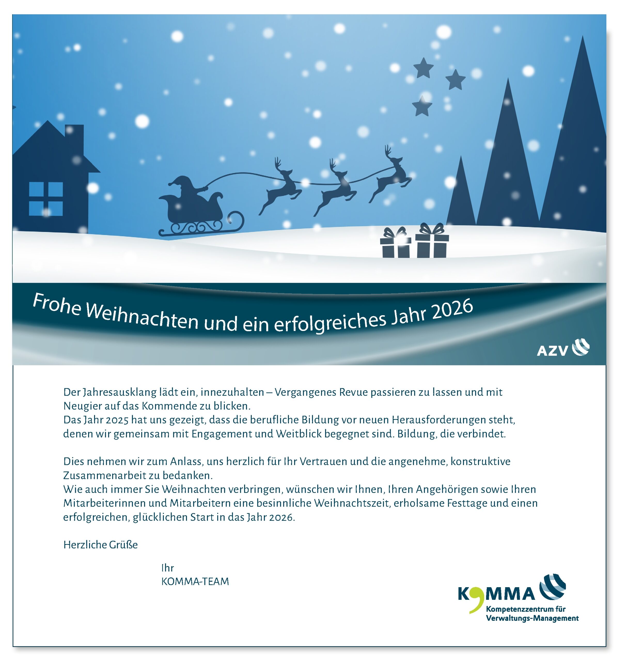 AZV-Weihnachtsgruß
